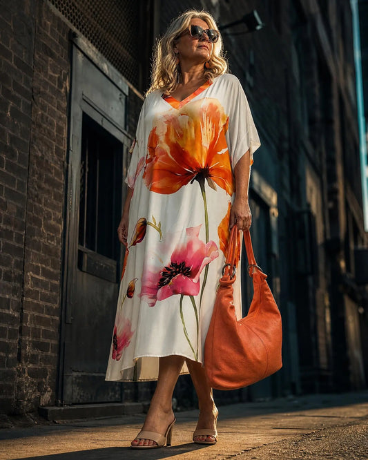 Kaftan Kleid „FLOWER“