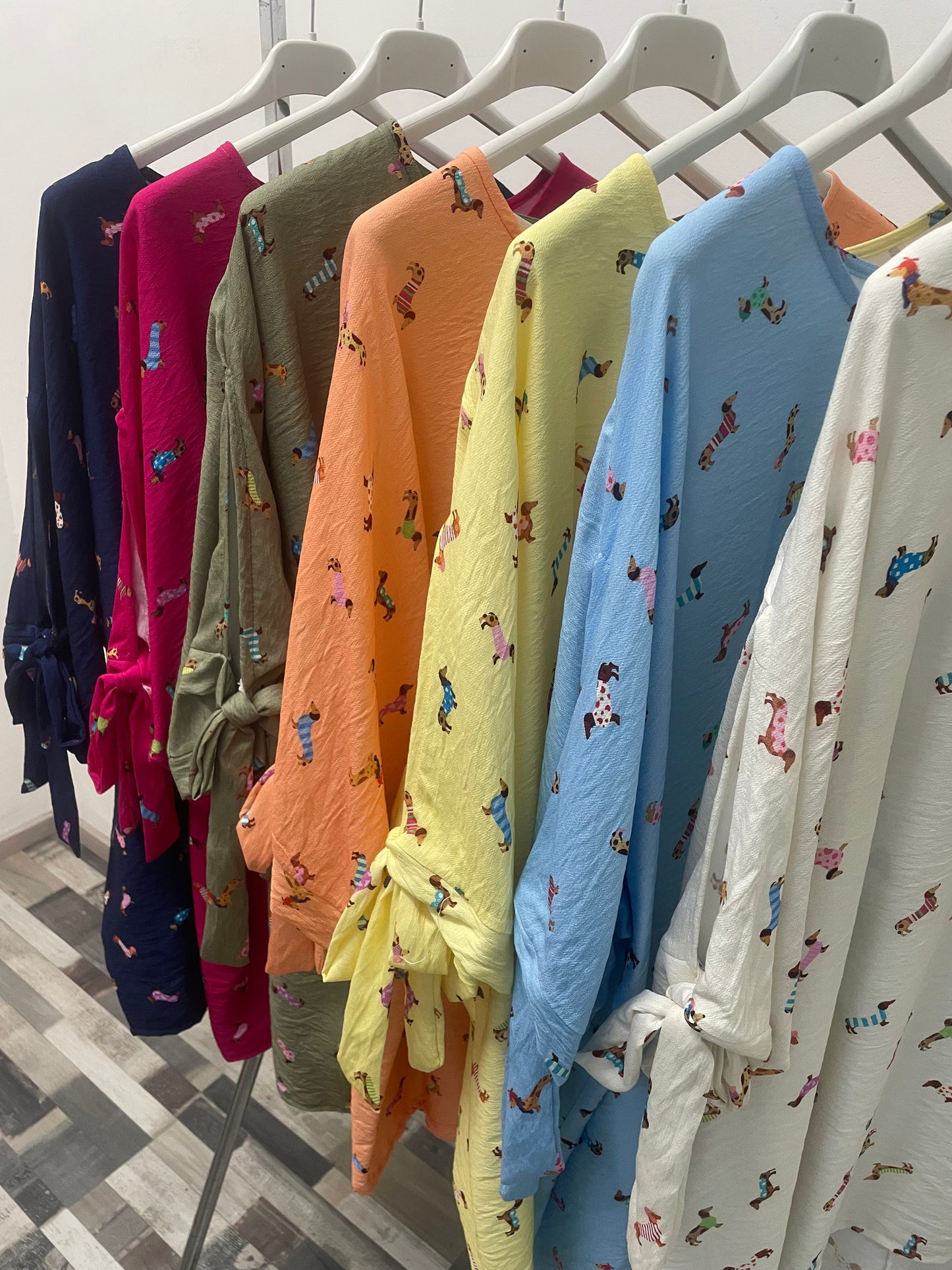 Shirt mit Dackel-Motiven